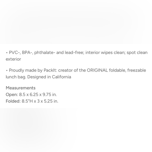 PackIt Black White Plaid Freezable Lunch Bag - Picture 7 of 8